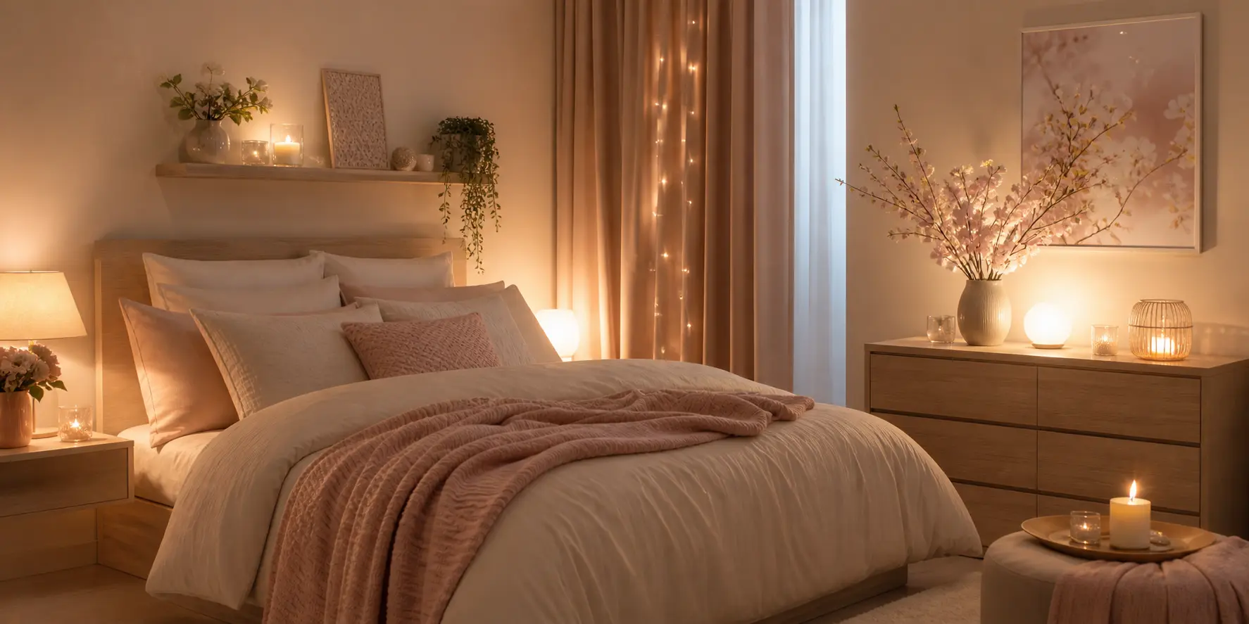 Idées déco lumineuses pour une chambre apaisante