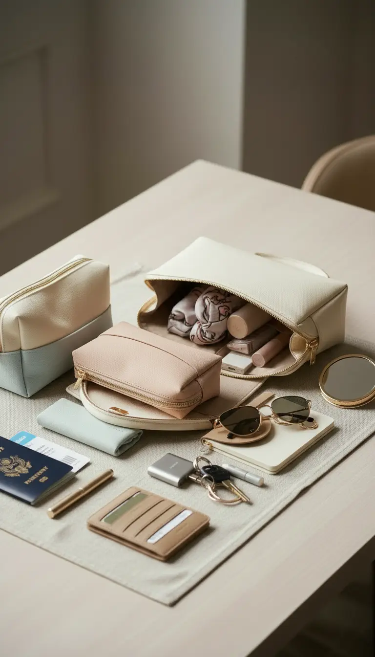 Trousse féminine bien pensée : quoi garder vraiment avec soi