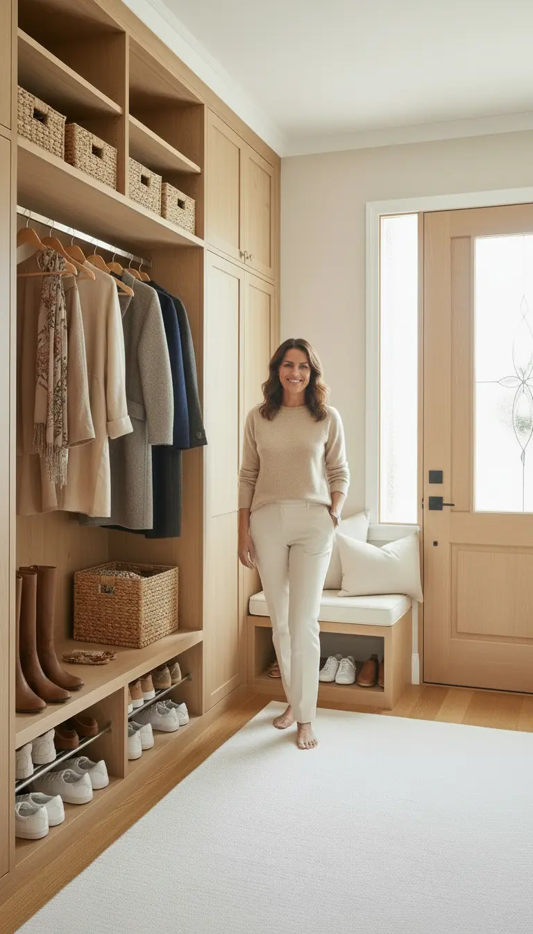 Rangement d'entrée dans une maison familiale : des solutions faciles à tenir