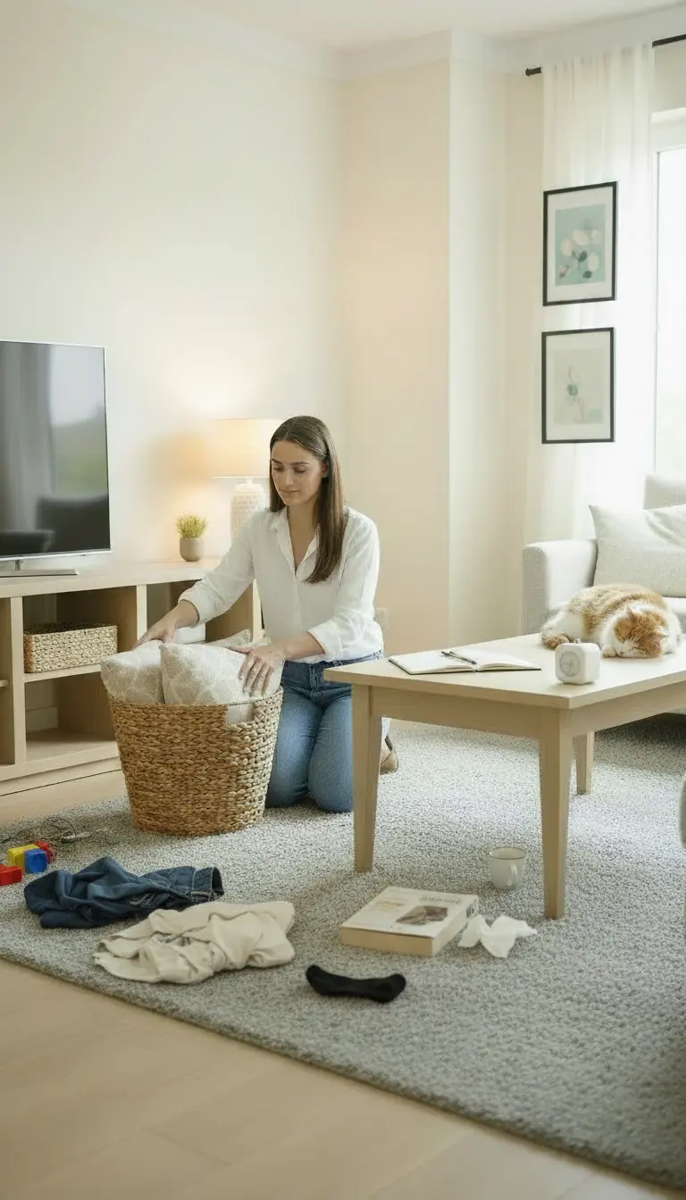 Routine rangement en 15 minutes : une méthode efficace pour garder la maison plus claire